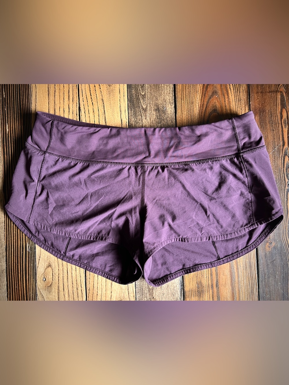 LULULEMON • Speed Up Short 2.5” purple  athletic shorts lined Gymcore running